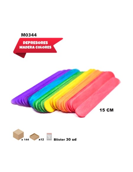 PALITOS DE MADERA COLOR