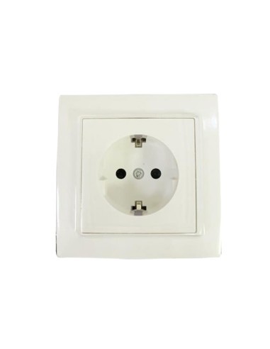 BASE ENCHUFE EMPOTRABLE BLANCO CJ120