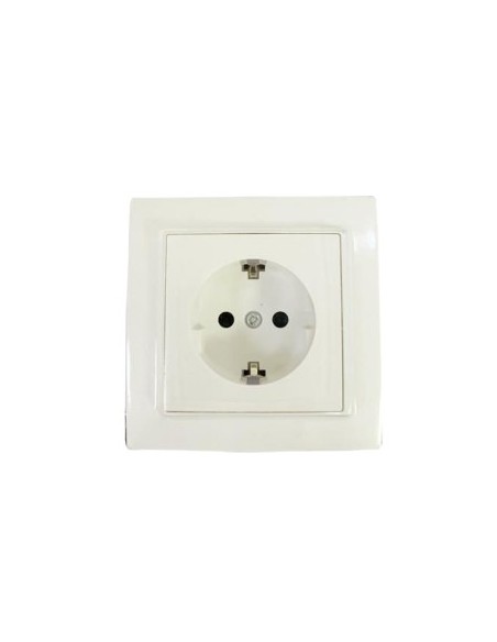 BASE ENCHUFE EMPOTRABLE BLANCO CJ120