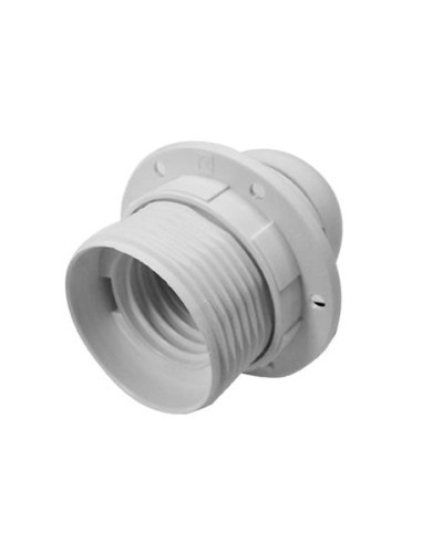 PORTALAMPARAS SEMIROSCADO TERMOPL E27 BLANCO CJ144