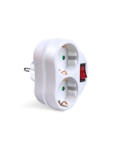 LADRON 2 BASES C/INTERRUPTOR,PROTE   CJ96