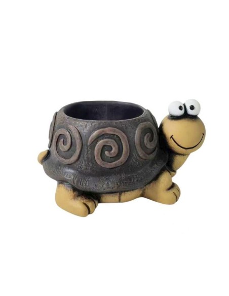  MACETERO TORTUGA COMICO M 15x11,3x8,6 cm.