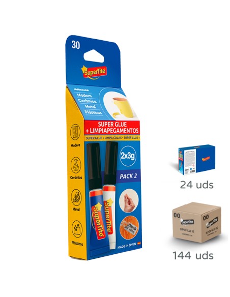 PEGAMENTO Nº30 2X 3GRS +LIMPIADOR