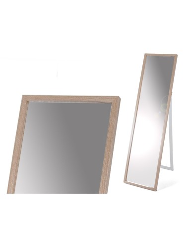 ESPEJO DE PIE NATURAL 120X30 CM