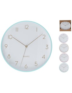 RELOJ PARED FARI 4 SURTIDOS 25X4,2 CM