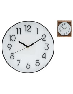 RELOJ DE PARED RAYAN NUMEROS 3D NEGROS 30 CM