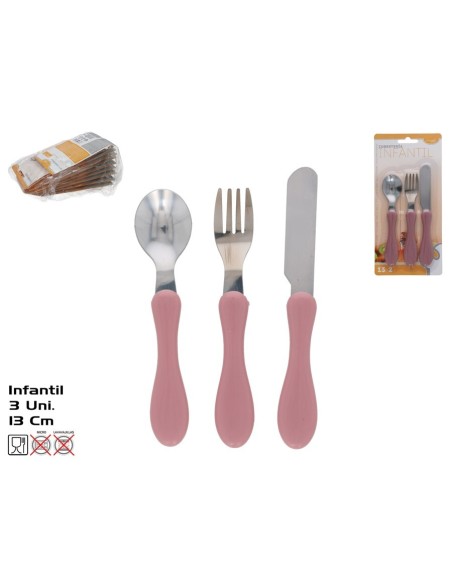 SET CUBERTERIA INFANTIL 3 PIEZAS