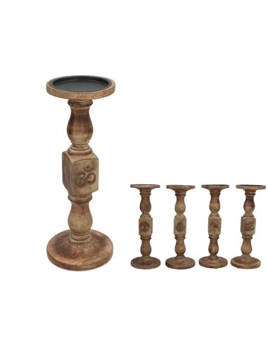 PORTA VELA 12,7X12,7X34CM 4 SURTIDOS