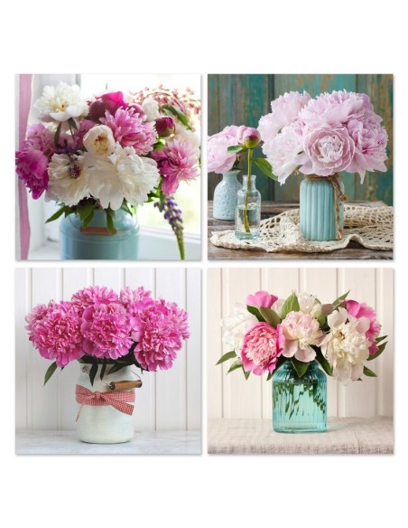 CANVAS FLOUHA 4 SURT. 40X40X1,5CM