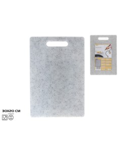 TABLA CORTE 30X20X0.8 EFECTO GRANITO BLA