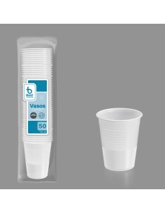 S/50 VASO REUTILIZABLE BLANCO 200 CC PP