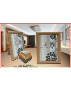 PORTAFOTO MADERA DM-813 15X20CM(18/36)