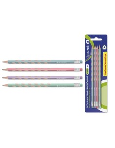 LAPIZ 4UND PASTEL ERGONÓMICOS