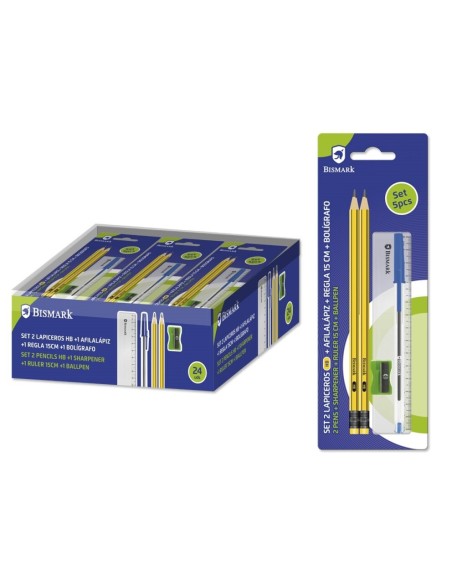 LAPIZ 2UND +REGLA+AFILALAPIZ+BOLIGROFO