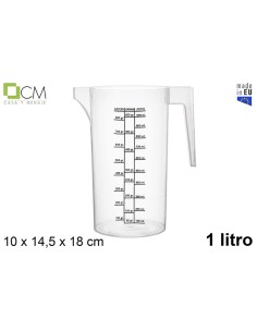 JARRA 1L MEDIDORA PLASTICO