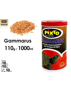 ALIMENTO COMPLETO GAMMARUS TORTUGAS AGUA 110g/1000ml