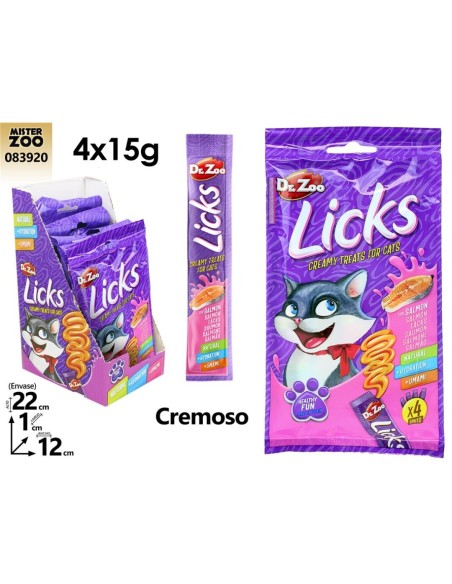 SNACK CREMOSO GATOS SALMON X 4