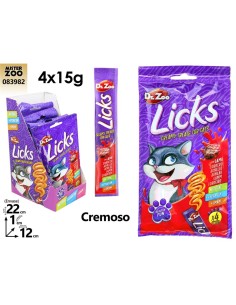 SNACK CREMOSO GATOS CORDERO X 4