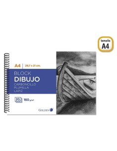 CUADERNO DE DIBUJO A4.160GR 30H LISO