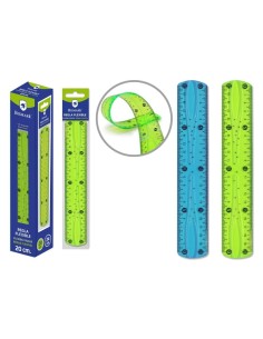 REGLA 20CM PVC FLEXIBLE
