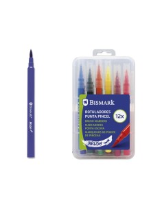 ROTULADORES 12UND PUNTA PINCEL