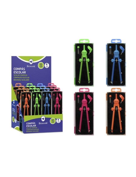COMPAS AUTOMATICO 4 COLORES NEON BASIC