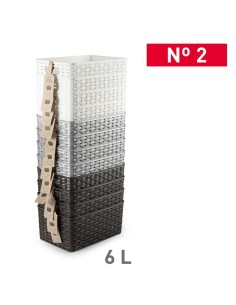 CESTA RATTAN Nº 2 6 L 20 x 29,5 CM