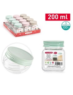 TARRO 200ML CLASSIC CUADRADO PET SURT VRM