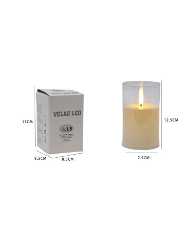 VELA LED VASO 7.5CMX12.5CM