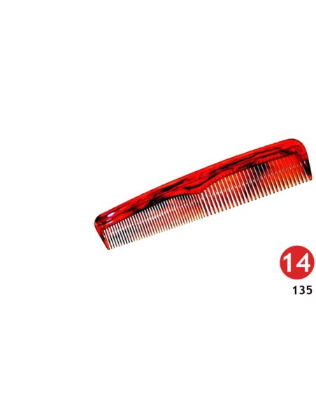 PEINE CABALLERO CONCHA 14 cm.