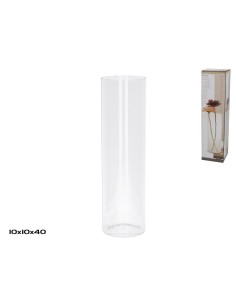 JARRON TUBO CRISTAL 10X40CM ANAIS