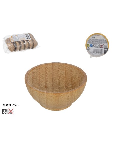 BOL BAMBU 6.5X3CM