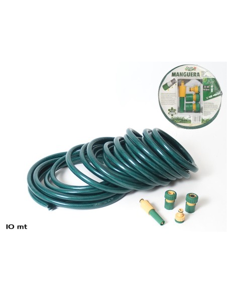 "MANGUERA 10MT C/ACCESORIOS 3/4"""