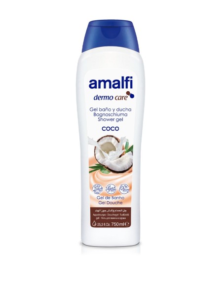 GEL BAÑO LECHE COCO 750 ML AMALFI