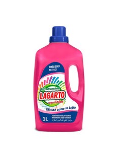 LAGARTO QUITAMANCHAS 1L LIQ ROPA COLOR