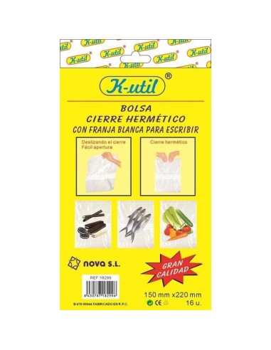 BOLSA AUTOCIERRE 150X220 MM