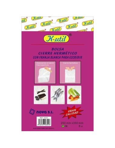 BOLSA AUTOCIERRE 25X35CM 8UND