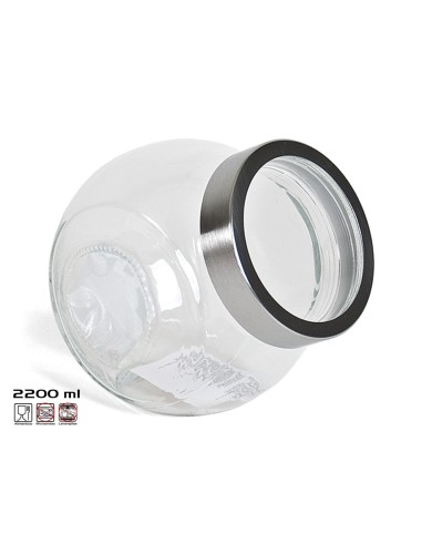 BOTE TRANSPARENTE CRIS 2200 ML