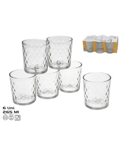 SET 6 VASOS TMAX DIAMOND 265 ML