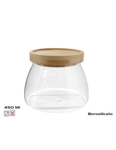 TARRO BOROSILICATO ALAN T/BAMBU 450ML