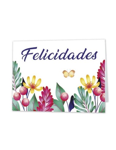 MINI CARD SPRING FELICIDADES 90 x 66 mm
