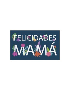 R.250 ETIQUETAS AZULES -FELICIDADES MAMÁ-