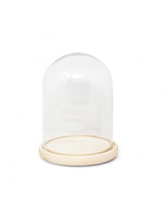 CUPULA 15X20CM BASE MADERA