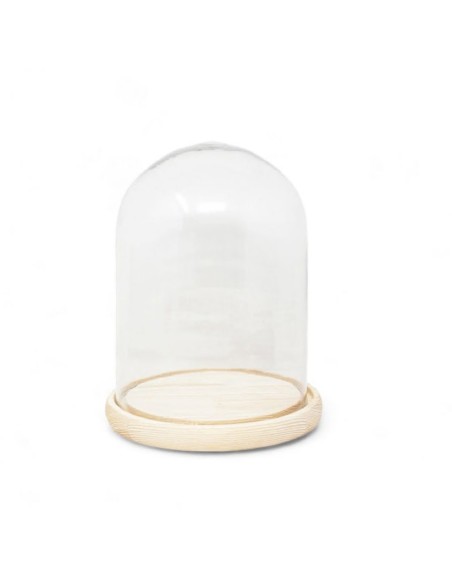 CUPULA 15X20CM BASE MADERA