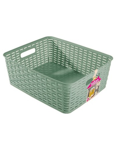 CESTA Nº4 RATTAN LINE 12 L. SURTIDO ELEMENTS