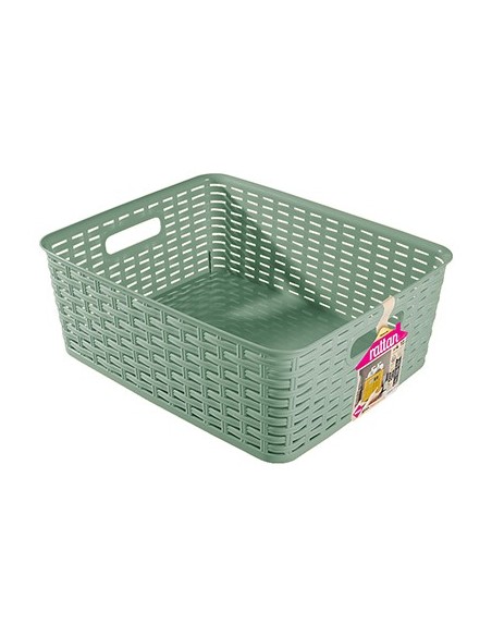 CESTA Nº4 RATTAN LINE 12 L. SURTIDO ELEMENTS