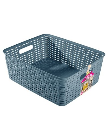 CESTA Nº4 RATTAN LINE 12 L. SURTIDO ELEMENTS