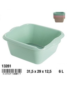 BARREÑO GENOVA CUADRADO 6 L. COLORES PASTEL