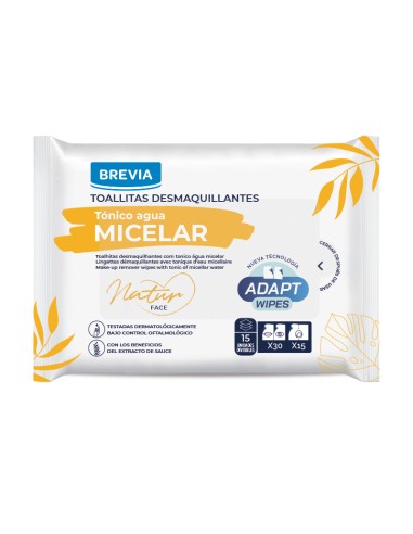 TOALLITA DESMAQUILLANTE AGUA MISCELAR 30/15UD