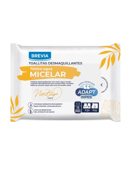 TOALLITA DESMAQUILLANTE AGUA MISCELAR 30/15UD
